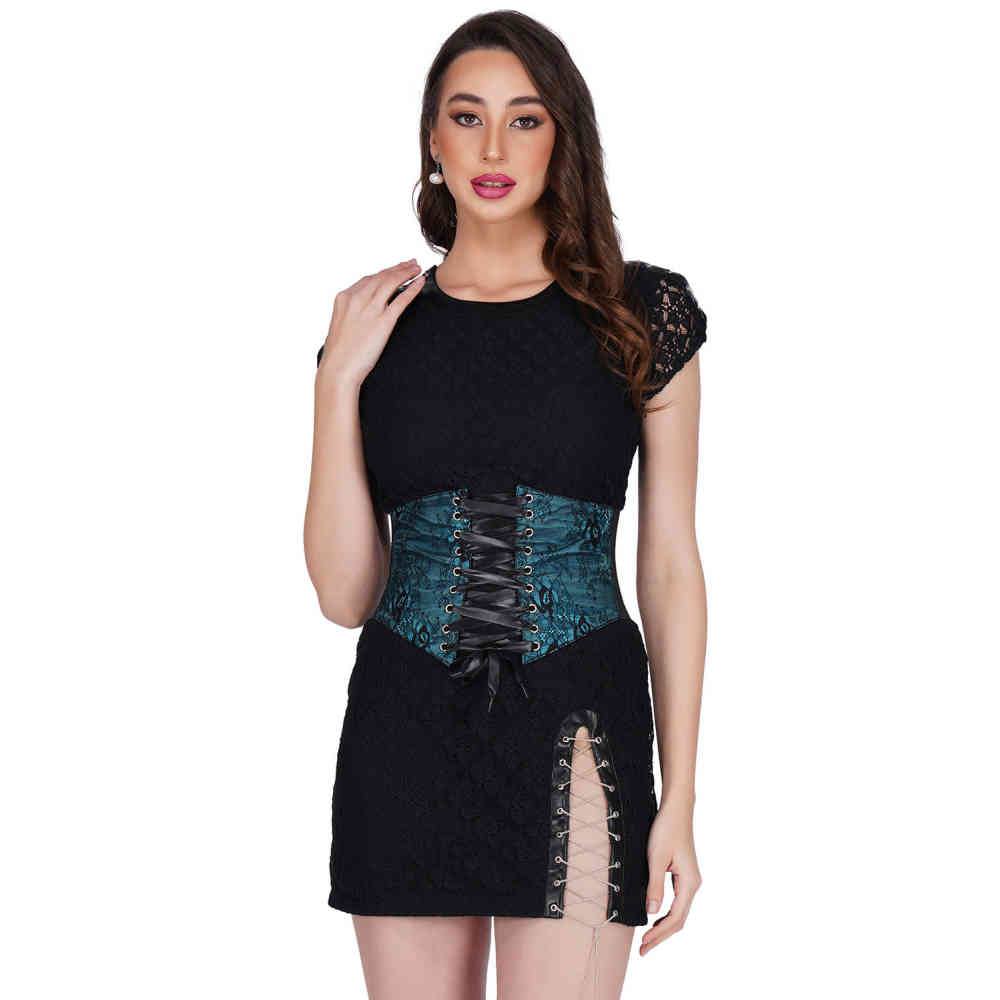 Attitude Corsets - Netis Korset Taille riem - Turquoise Product image